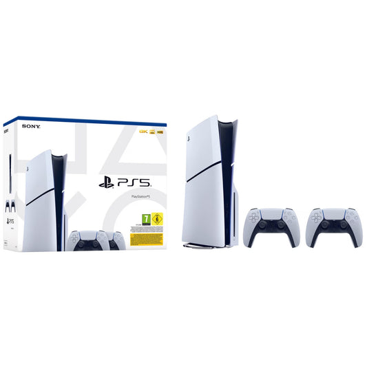 Sony PlayStation 5 (CD) Slim + 2 manettes DualSense